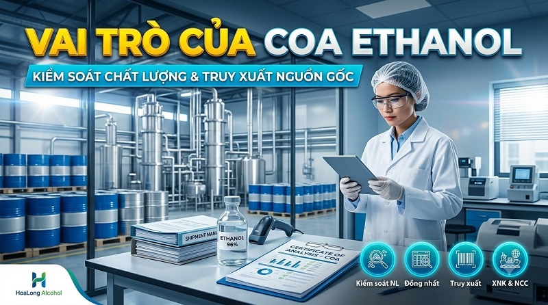 COA Ethanol Là Gì? Ý Nghĩa, Nội Dung Và Cách Kiểm Tra Chứng Nhận Chất Lượng